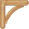 Ekena Millwork Thorton Craftsman Rough Sawn Bracket w/ Offset Brace, Western Red Cedar, 8"W x 34"D x 34"H BKT0806X34X34THR04RWR - alternate 4